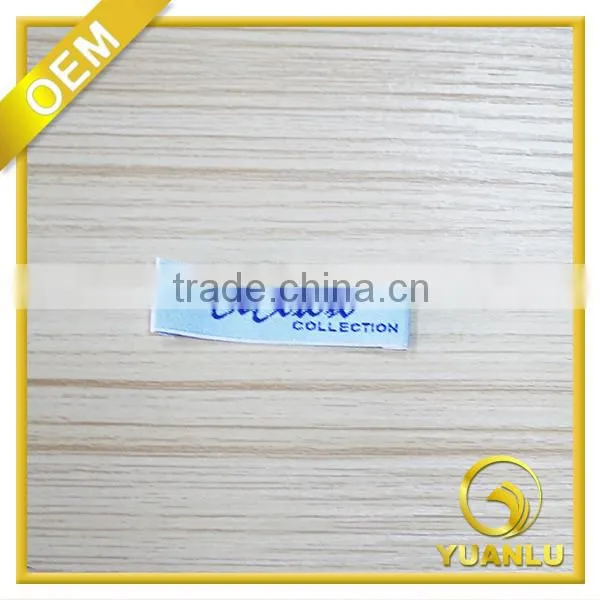Free Sample Woven Label Polyester Yarn Garment Label Woven