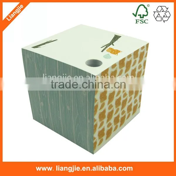 Side-advertisement Printed Notepad Cube, Memo Block photo-3