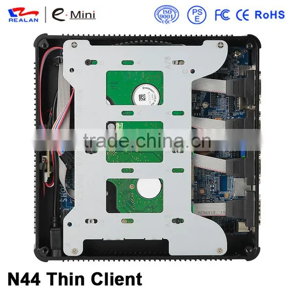 CE ROHS Certificate N44-J1900T1 Barebone Wholesaler Mini Fanless Desktop PC Thin Client photo-6