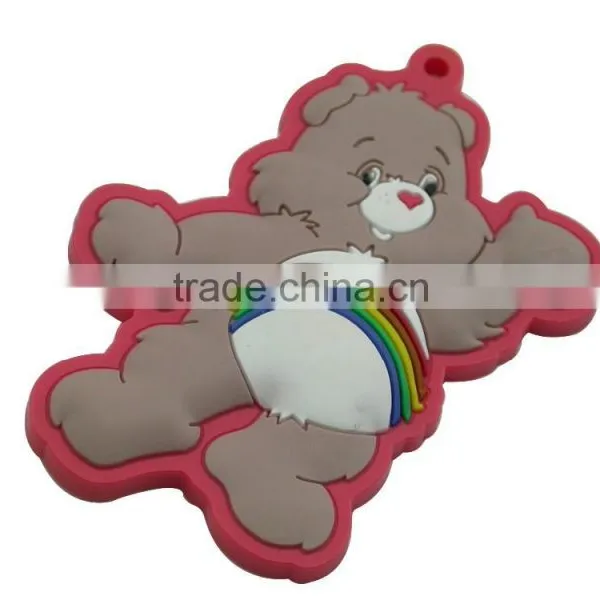 Custom Promotional Silicone Rubber Keychain