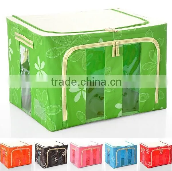 CL0044 Red Color 1 Square Cube Kids Toy Storage Boxs Makes Room Clean photo-2