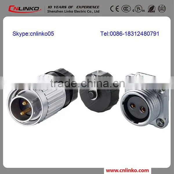 UL CE Approved Watertighter 2 Pin Socket and Plug