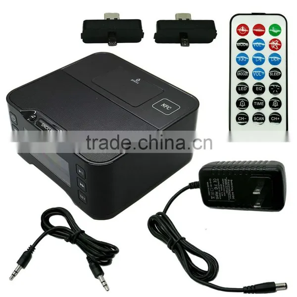 New Bluetooth Speaker Supported Dual Alarm Clock+ FM Radio For IPhone/Android Phones photo-4