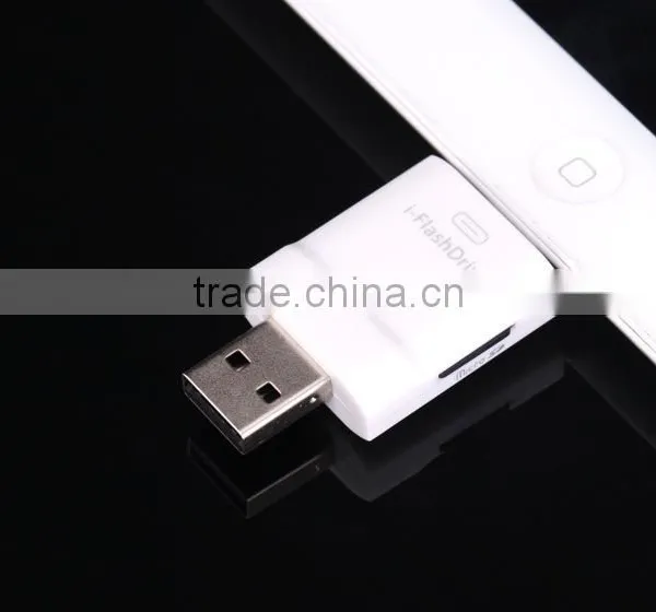 New I-FlashDrive OTG Adapter Smart TF Card Reader For IPhone/iPad Dual Storage ,Easy to Save Image & Video photo-3
