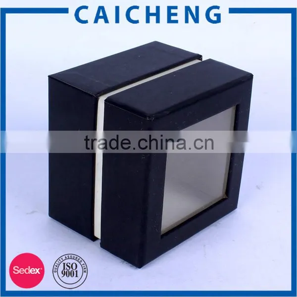 Wholesale Black Paper Packaging Box Mockup photo-3