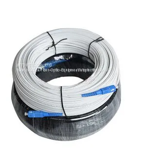 Предварительно терминированная оптическая кабельная линия FTTH на 2 волокна с разъемами Sc, LC, FC, St