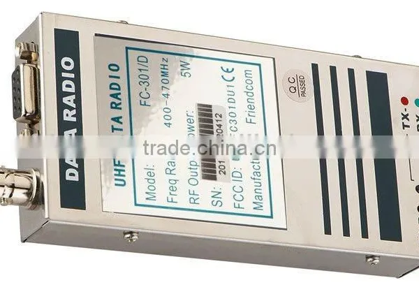 RF data radio for paging system