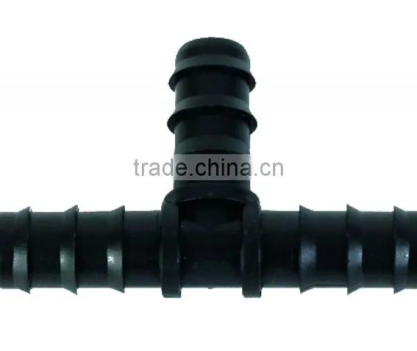 Garden Agriculture Irrigation Round Tube Fitting Plastic Tee Connector photo-3