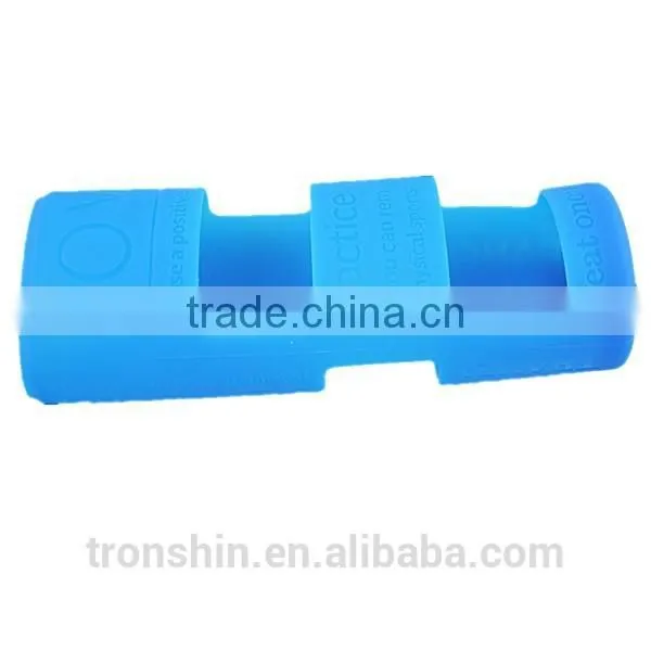 Eco-friendly Food Safe Letters Pattern Glass Bottle Whole Protection Silicone Sleeves photo-3