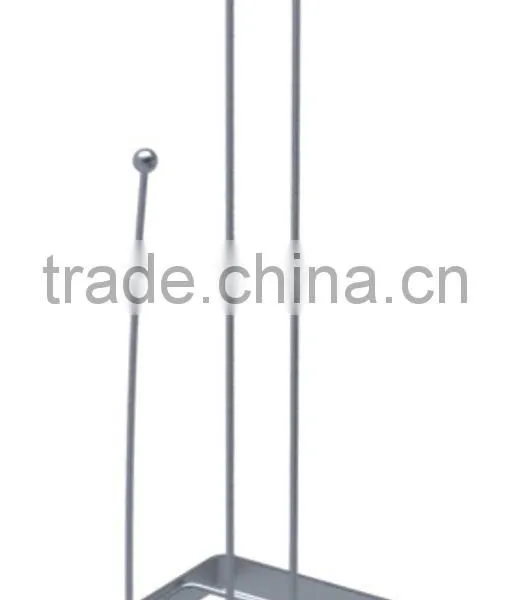 Hotel Bathroom Free Standing Toilet Paper Hoder Chrome photo-2
