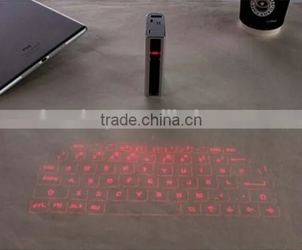 4 in 1 Virtual Laser Keyboard Bluetooth Wireless Multimedia Laser Keyboard With Speaker & Power Bank & Voice Guide Function photo-2