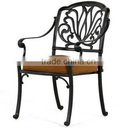 2017 Hot Selling Cast Aluminum Patio Furniture Outdoor Round Table 4 Seater Chairs photo-2