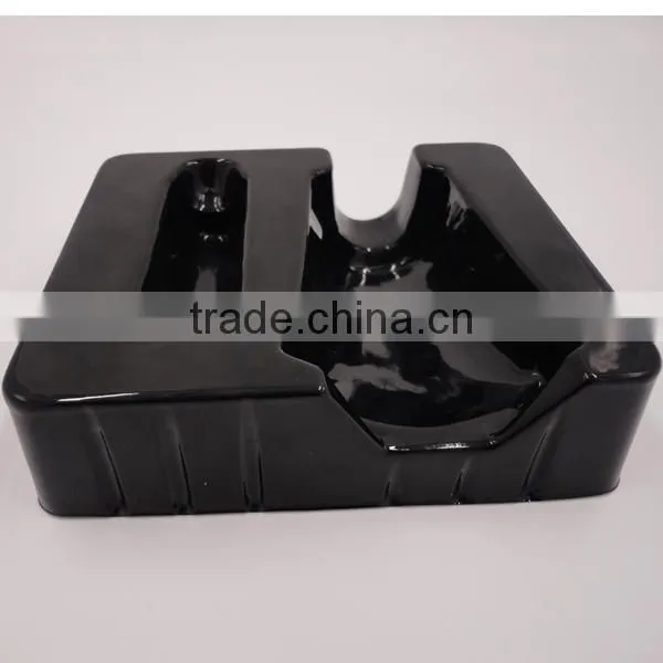 Thermoformed Plastic Purpule Flocked PS Blister Tray for Tableware photo-2
