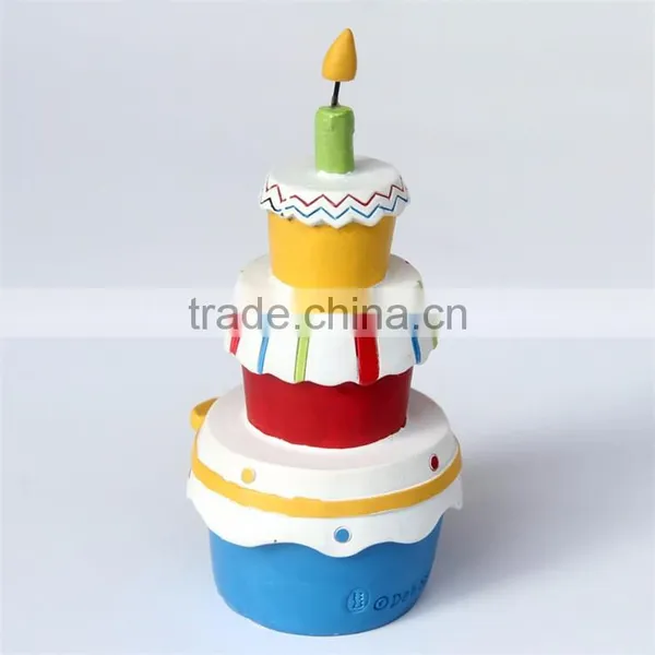 Custom Birthday Gifts Resin Artificial Birthday Cake Model photo-6