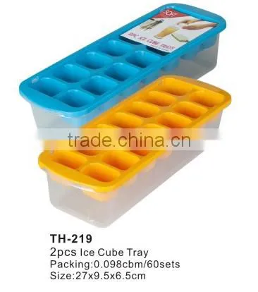27x9.5x6.5cm Set of 2pcs Plastic Ice Cube Tray photo-3