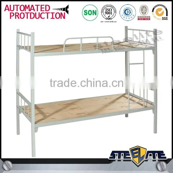 Hot Selling Metal Bunk Bed Steel Adult 2 Tier Black Cot Bed photo-6