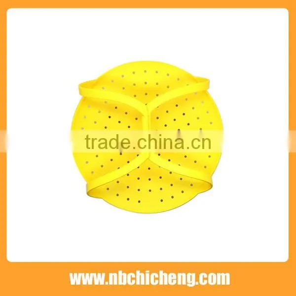 Silicone Food Thawing Filter, Vegetable Fruit Wash Drainage Grid, Silicone Grid Basket photo-4