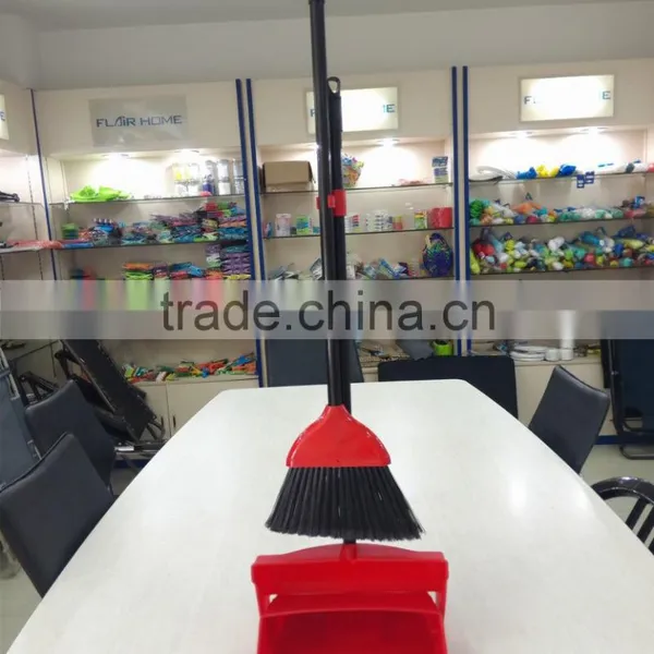 High Quality Lobby Folding Angle Broom and Dustpan, Broom Dustpan,lobby Dustpan With Broom photo-2