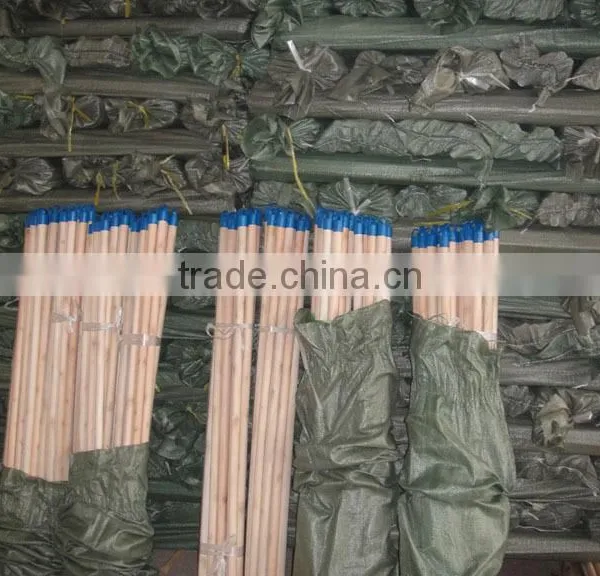 PVC Coated Broom Stick Wooden Mop Handle Made in Guigang China photo-6
