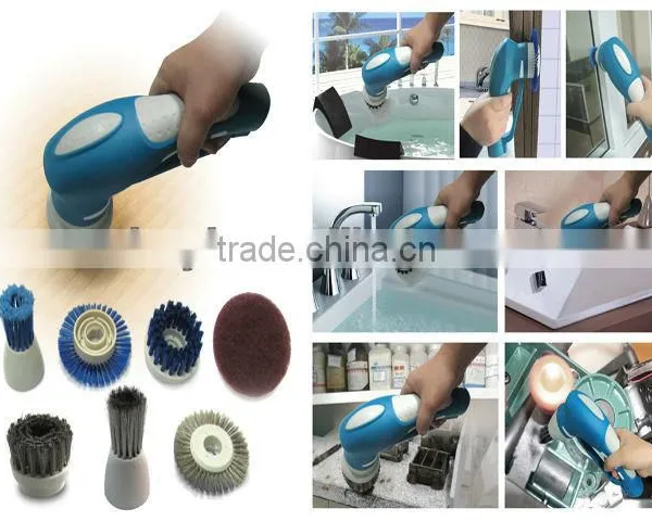 CE,ROHS,high Quality Scrubber Brush for Kitchen/bathroom/Barbecue Grills,electric Kitchen Brush,power Scrubber Brush photo-4