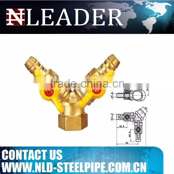 Brass Butterfly Handle Gas Ball Valve