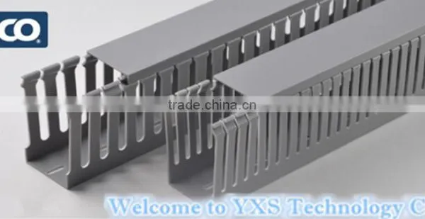 High quality insulation 40*30mm gray square PVC wiring duct