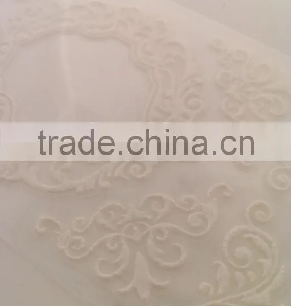 Graceful Glitter Lace Fram Sticker, Classic Decorative Shinny Glitter Sticker photo-5