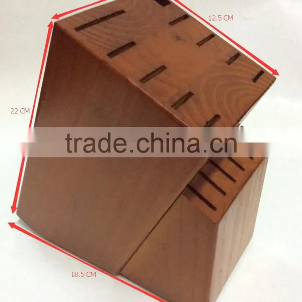 16 Slots Wooden Knife Block, Knife Holder,kinfe Stander photo-2