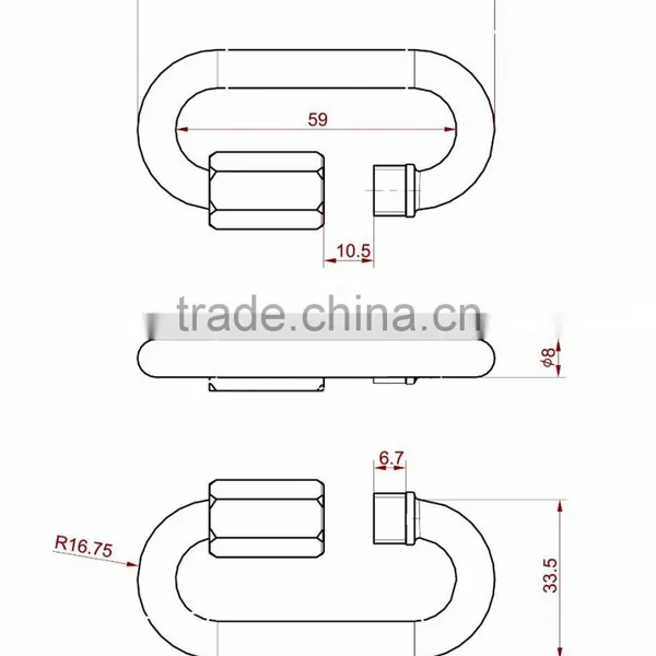25kN Stainless Steel 304 Quick Link Hook Certified With CE photo-6