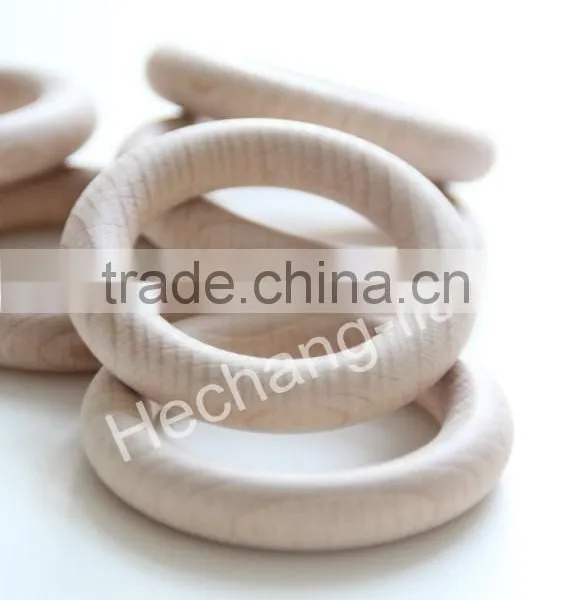 Wooden Rings, Natural Wooden Rings, Beech Wood Rings, Rings for Crafting photo-2