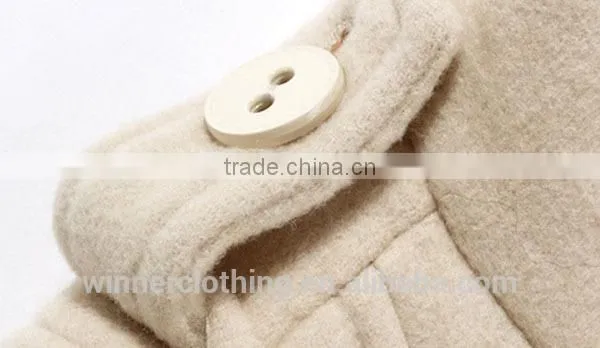 Girls Top Fashion With a Hat Warm Short Leather Coat photo-4