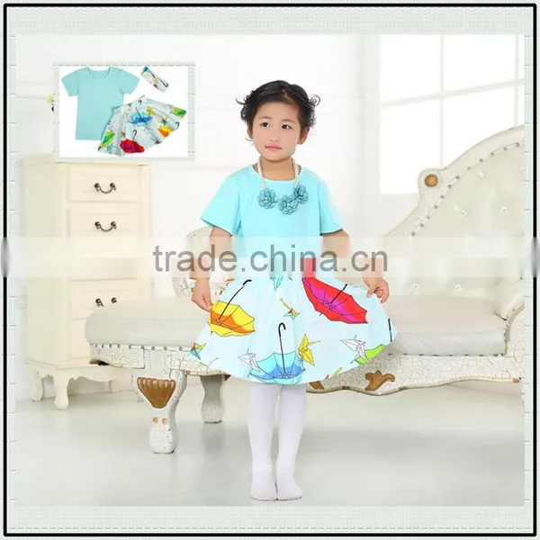 High Quality Baby Clothes 2pcs Girls Shirts and Skirt Soft Baby Clothing Sets photo-6