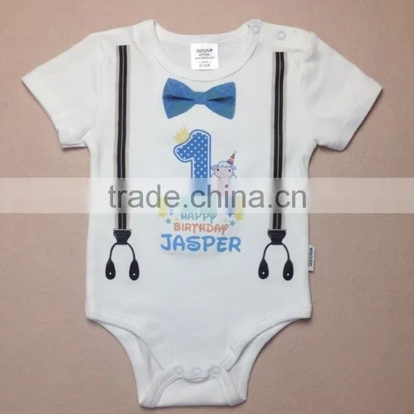 DIY Customized Cotton Soft Handfeel Baby Clothes photo-3