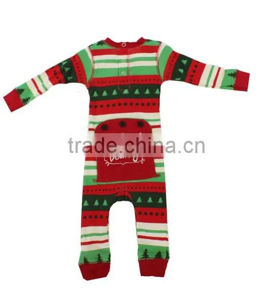 2016 Hot Sale Family One Piece Pajamas The Striped Pajamas photo-3