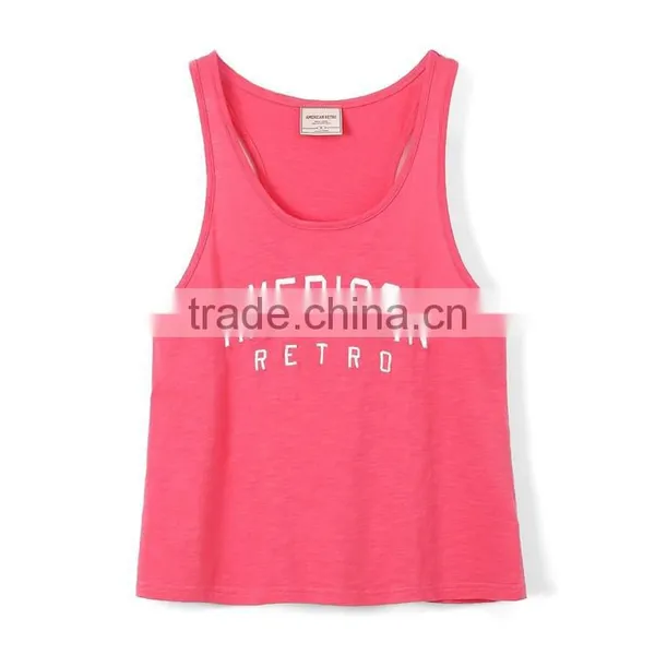 OEM Wholesale Cotton Fitness Women Gym Ladies Crop Top photo-3
