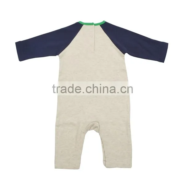 High Quality 100% Cotton Interlock Custom Baby Knit Romper photo-2