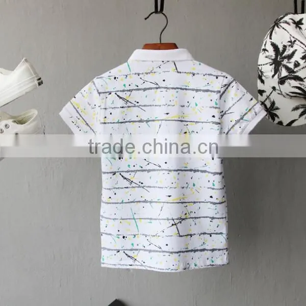Zm35669a Fashion Kid Cotton T-shirts Casual Boys Sport Shirts photo-3