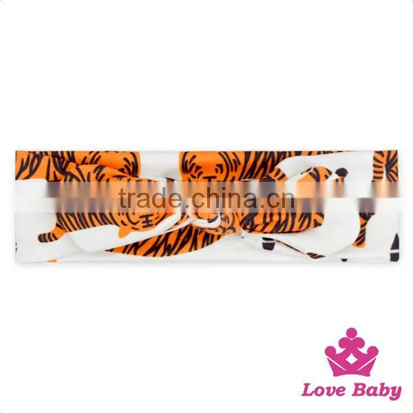 Wholesale Fancy Newborn Baby Gift Floral Pattern Cotton Bow Hair Headband Accessories For Baby photo-6