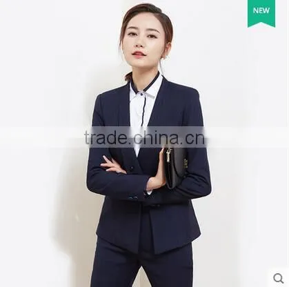 Custom Designs Fancy Suit Two Pieces Skirt Suits Ladies Formal Pants Suits Designs photo-3
