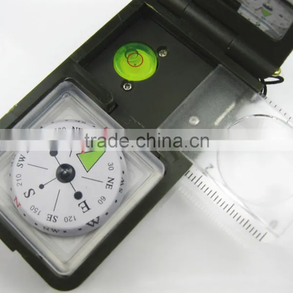 Multi-function 10 in 1 Military Tool Compass Hygrometer Led Light Thermometer Flint Fire Starter Outdoor Hiking Camping Survival photo-4
