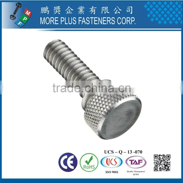 ANSI Stainless Steel Knurled Thumb Screw Plain photo-2