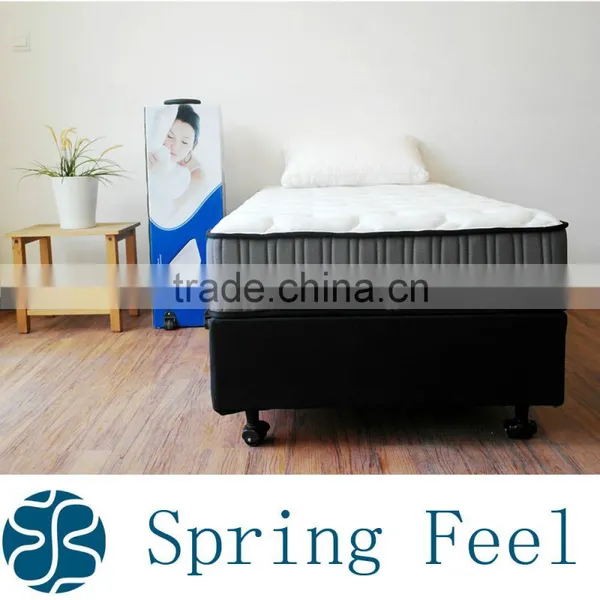 Rolled up Pocket Coil Spring Single Size Mattress in Carton Box photo-5