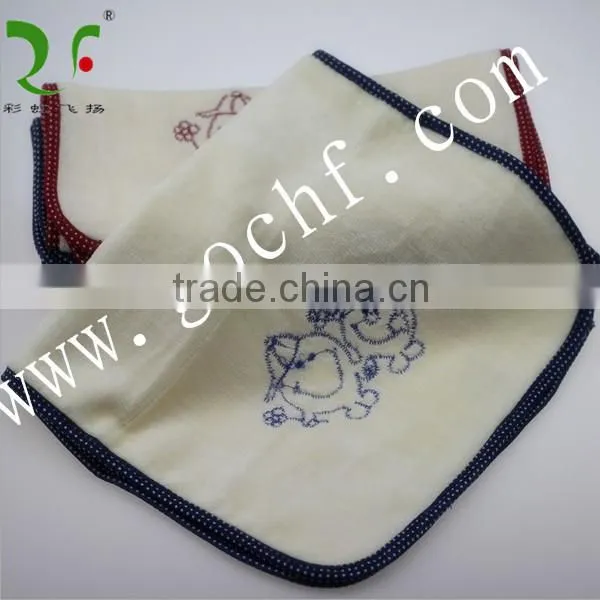 100% Cotton Custom Couple Cartoon Creative Embroidered Face Towels photo-3