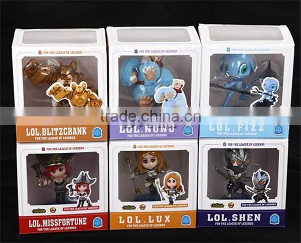 SV-LOL013 Popular Game League of Legends Action Figures PVC Doll Figure Set 6pcsLOL Q Version Figures photo-3