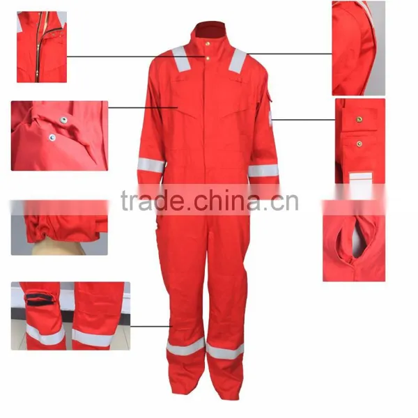 Wholesale Factory Manufacturer EN20471 High Visibility Safety Coveralls With Reflective Stripe photo-3