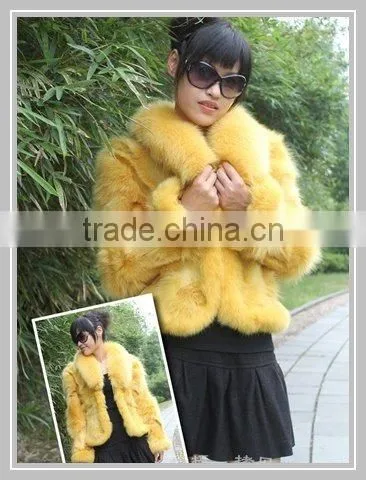 Luxurious High Quality Fur Garment/ Fur Coat FU09