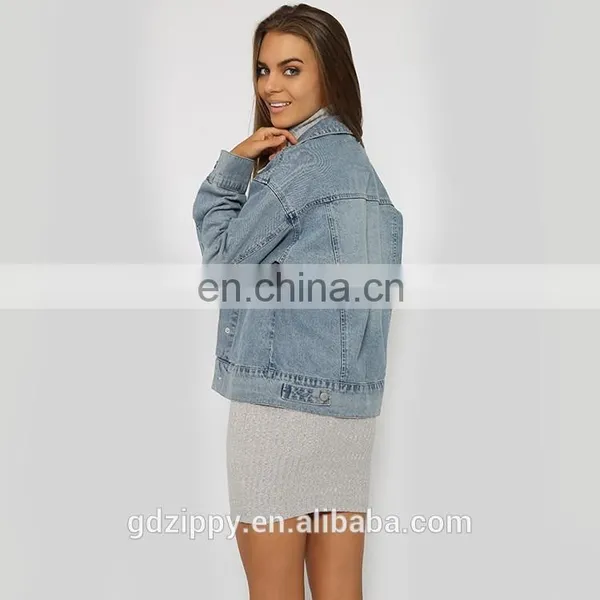 2015 Women Long Sleeve Denim Jacket Lady Denim Vest photo-4