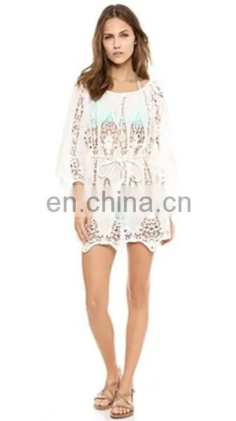 2015 Summer Lace Beach Dress Design Lady Net Dress photo-2