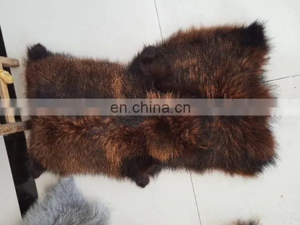 Top Grade Factory Direct Natural New Finished Tanned Processed Raccoon Fur Skin photo-4