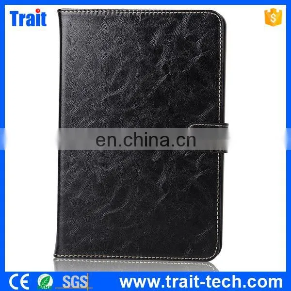 2015 New Arrival Oil Wax Crazy Horse Pattern for IPad Mini 4 Tablet Cover photo-2